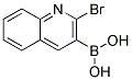 2-Bromo-3-quinoline boronic acid Struktur