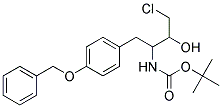 [1-(4-BENZYLOXY-BENZYL)-3-CHLORO-2-HYDROXY-PROPYL]-CARBAMIC ACID TERT-BUTYL ESTER Struktur