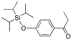 1-(4-TRIISOPROPYLSILANYLOXY-PHENYL)-PROPAN-1-ONE Struktur