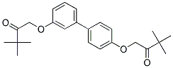 1-[3'-(3,3-DIMETHYL-2-OXO-BUTOXY)-BIPHENYL-4-YLOXY]-3,3-DIMETHYL-BUTAN-2-ONE Struktur