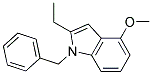 1-BENZYL-2-ETHYL-4-METHOXY-1H-INDOLE Struktur