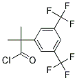 2-(3,5-BIS-TRIFLUOROMETHYL-PHENYL)-2-METHYL-PROPIONYL CHLORIDE Struktur