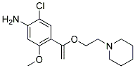 2-CHLORO-5-METHOXY-4-[1-(2-PIPERIDIN-1-YL-ETHOXY)-VINYL]-PHENYLAMINE Struktur