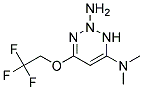 2-Amino-4-Dimethylamino-6-TrifluoroethoxyTriazine Struktur