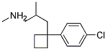 1-(4-Chlorophenyl)-Alpha-(2-Methyl Propyl)Cyclobutane Methanamine Struktur