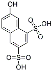 2-Hydroxy Naphthalene-6,8-Disulphonic Acid Struktur