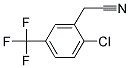 2-Chloro-5-(trifluoromethyl)phenylacetonitrile, 97+% Struktur