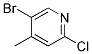 2-CHLORO-5-BROMO-4-PICOLINE Struktur