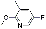 2-METHOXY-5-FLUORO-3-PICOLINE Struktur