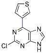 2-chloro-6-thiophen-3-yl-9H-purine Struktur