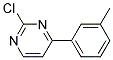 2-Chloro-4-m-tolyl-pyrimidine Struktur