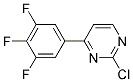 2-Chloro-4-(3,4,5-trifluoro-phenyl)-pyrimidine Struktur