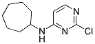 2-chloro-N-cycloheptylpyrimidin-4-amine Struktur