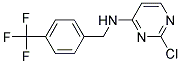 2-chloro-N-[4-(trifluoromethyl)benzyl]pyrimidin-4-amine Struktur