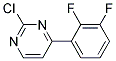 2-Chloro-4-(2,3-difluoro-phenyl)-pyrimidine Struktur