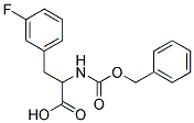 2-{[(benzyloxy)carbonyl]amino}-3-(3-fluorophenyl)propanoic acid Struktur