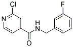 2-Chloro-N-(3-fluoro-benzyl)-isonicotinamide Struktur