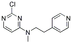 2-chloro-N-methyl-N-(2-pyridin-4-ylethyl)pyrimidin-4-amine Struktur