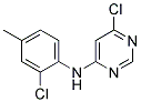 (2-Chloro-4-methyl-phenyl)-(6-chloro-pyrimidin-4-yl)-amine Struktur