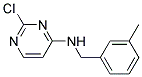 2-chloro-N-(3-methylbenzyl)pyrimidin-4-amine Struktur