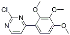 2-Chloro-4-(2,3,4-trimethoxy-phenyl)-pyrimidine Struktur