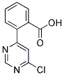 2-(6-Chloro-pyrimidin-4-yl)-benzoic acid Struktur