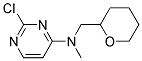 2-chloro-N-methyl-N-(tetrahydro-2H-pyran-2-ylmethyl)pyrimidin-4-amine Struktur