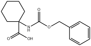 1-{[(benzyloxy)carbonyl]amino}cyclohexanecarboxylic acid Struktur