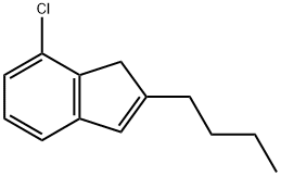 2-BUTYL-7-CHLORO-1H-INDENE Struktur