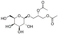 1,2-DI-O-ACETYL-3-O-BETA-D-GALACTOPYRANOSYL-SN-GLYCEROL Struktur