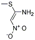 1-AMINO-1-METHYLMERCAPTO-2-NITROETHENE Struktur