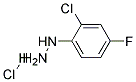 2-Chloro-4-Fluorophenylhydrazine HCl Struktur