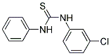 1-(M-CHLOROPHENYL)-3-PHENYL-2-THIOUREA Struktur