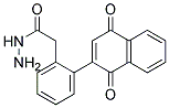 2'-(1,4-DIOXO-1,4-DIHYDRO-2-NAPHTHYL)PHENYLACETOHYDRAZIDE Struktur