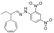 2-(2,4,6-CYCLOHEPTATRIENYL)BUTYRALDEHYDE(2,4-DINITROPHENYL)HYDRAZONE Struktur