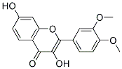 2-(3,4-DIMETHOXYPHENYL)-3,7-DIHYDROXY-4-CHROMENONE Struktur