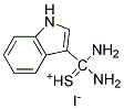 2-(3-INDOLYL)THIOURONIUMIODIDE Struktur