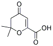 2,2-DIMETHYL-4-OXO-3,4-DIHYDRO-2H-PYRAN-6-CARBOXYLICACID Struktur