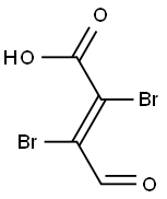 2,3-DIBROMO-3-FORMYLACRYLICACID Struktur