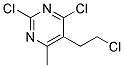 2,4-DICHLORO-5-(2-CHLOROETHYL)-6-METHYLPYRIMIDINE Struktur