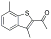 2-ACETYL-3,7-DIMETHYLBENZO(B)THIOPHENE Struktur