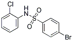 2'-CHLORO-4-BROMOBENZENESULFONANILIDE Struktur