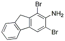 2-Amino-1,3-dibromofluorene Struktur