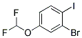 2-Bromo-4-difluoromethoxyiodobenzene Struktur