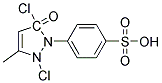 2:5 DICHLORO 4-SULFOPHENYL 3-METHYL 5-PYRAZOLONE Struktur