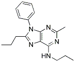 2-METHYL-9-PHENYL-N,8-DIPROPYL-9H-PURIN-6-AMINE Struktur