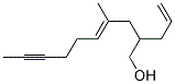 2-ALLYL-4-METHYL-DEC-4-EN-8-YN-1-OL Struktur