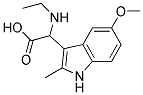 2-(ETHYLAMINO)-2-(5-METHOXY-2-METHYL-1H-INDOL-3-YL)ACETIC ACID Struktur