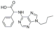 2-(9-BUTYL-9H-PURIN-6-YLAMINO)-2-PHENYLACETIC ACID Struktur