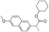 2-(6-METHOXYNAPHTHALEN-2-YL)-PROPIONIC ACID CYCLOHEXYL ESTER Struktur